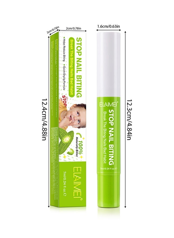 Elaimei 7ML Nail Biting Treatment for Kids - Thumb Sucking Deterrent, Nail Biting Prevention for Kids, Safe and Natural Plant Bitter Formula, Nail Care Stop Biting Nails - Image 2